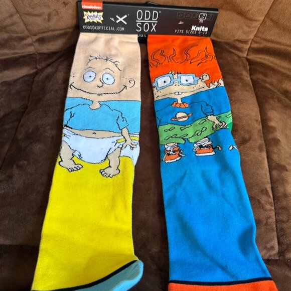 ODD SOX Nickelodeon Rugrats Crew socks - Picture 1 of 5